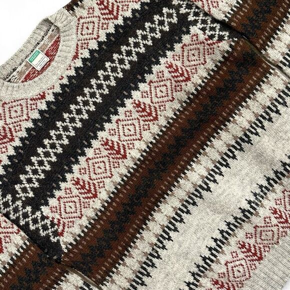 United Colors Of Benetton Multicolor Crewneck Sweater - Picture 8 of 10